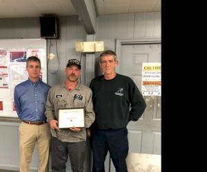 Joshua Sweatt named Employee of the Quarter