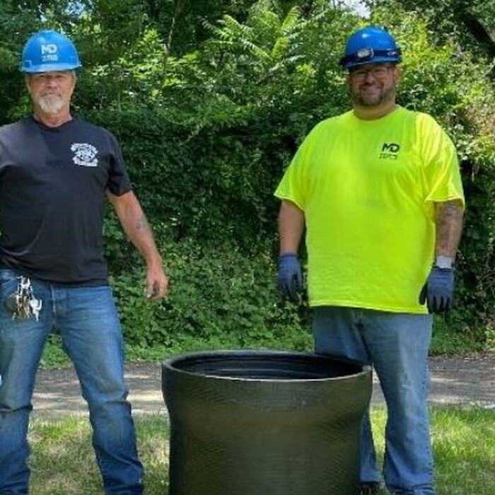 McWane Ductile New Jersey donates planter for Town of Phillipsburg