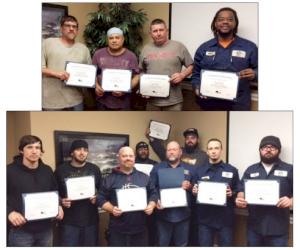Tyler Union machinists complete machining concepts training