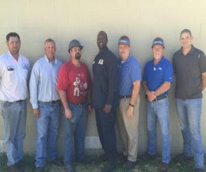 (Pictured from L-R:  Winning Ergo Cup team members Eric Davis, Charlie Chastain, Chad East, Quinten Almon, Chriss Suddeth, Bryan Owens and Mark Vess)