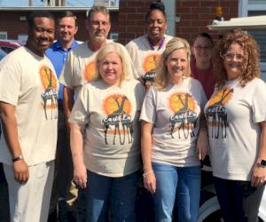 (Pictured from L-R:  Jerome McQueen, Jon Pollard, Russell Bittle, Frantina Wilson, Julie Campbell, Denise Plummer, Amanda Ward and Renea McGathy.  Not pictured Steve Johnson, David Bannister, Eric Gaines, Chris Hyche, April Person, Mark Vess and Mike Krum